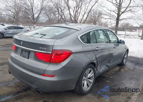 2010 BMW 535I Gran Turismo z USA, uszkodzony, nr VIN WBASN2C59AC200837